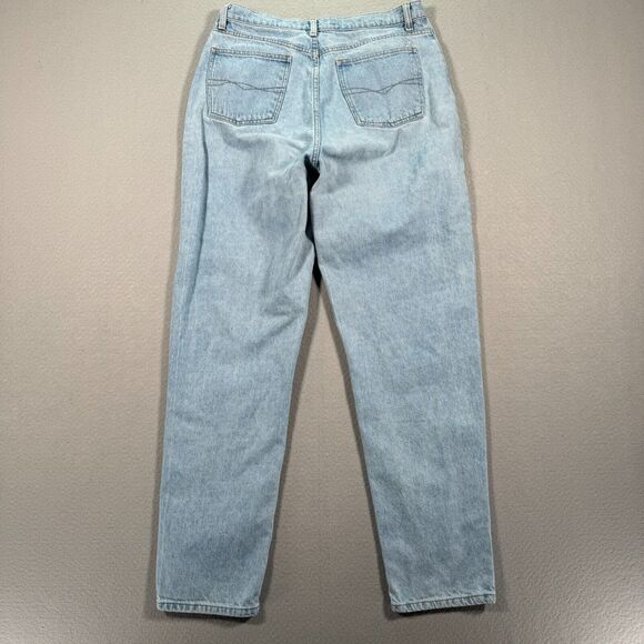 Vintage Anchor Blue Denim Jeans Womens 15/16 Blue Light Wash Loose Straight Leg - Picture 2 of 13